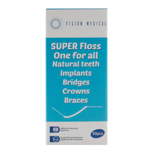 خيط اسنان فيجن ميديكال 50 حبة